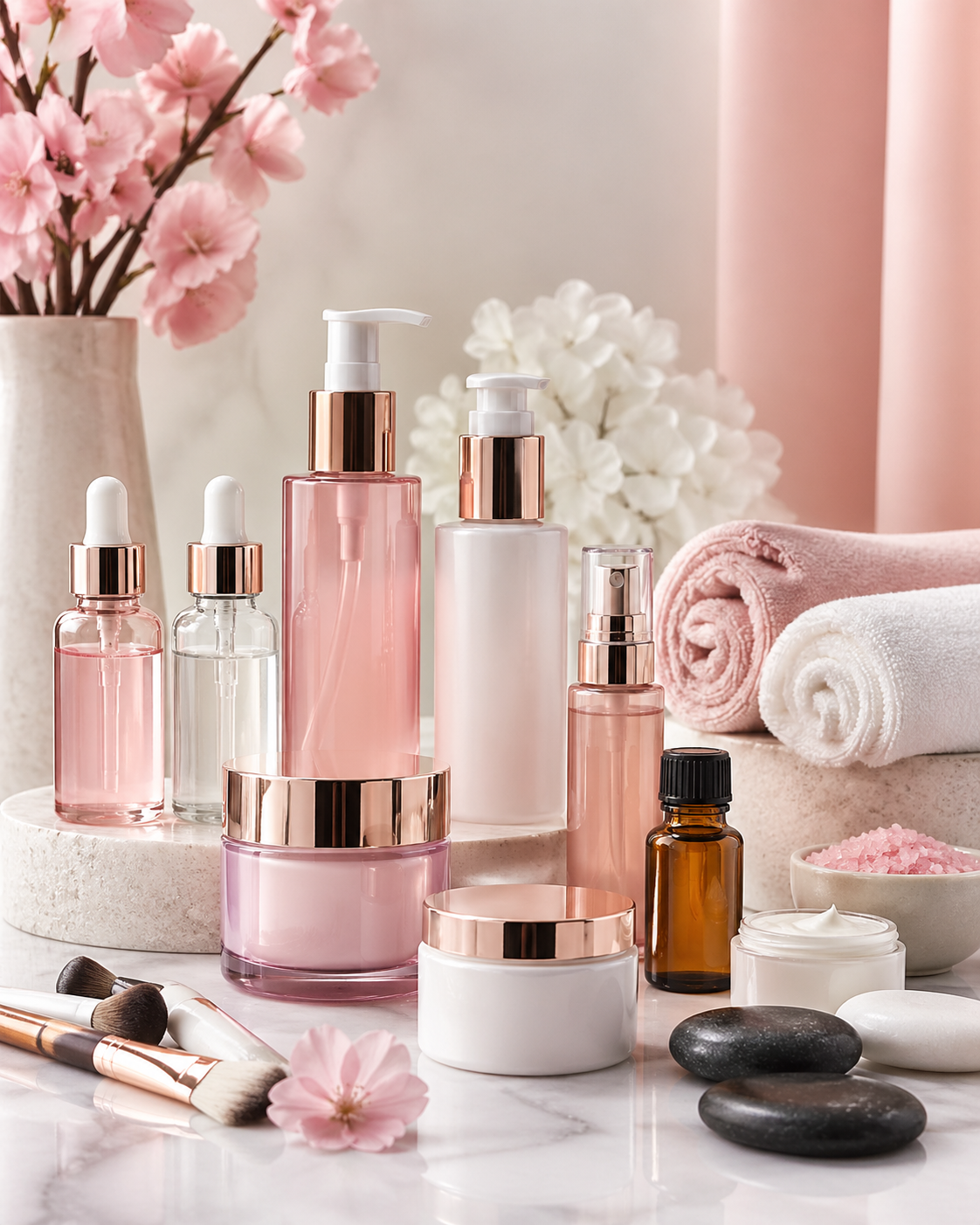 Beauty catalog visual