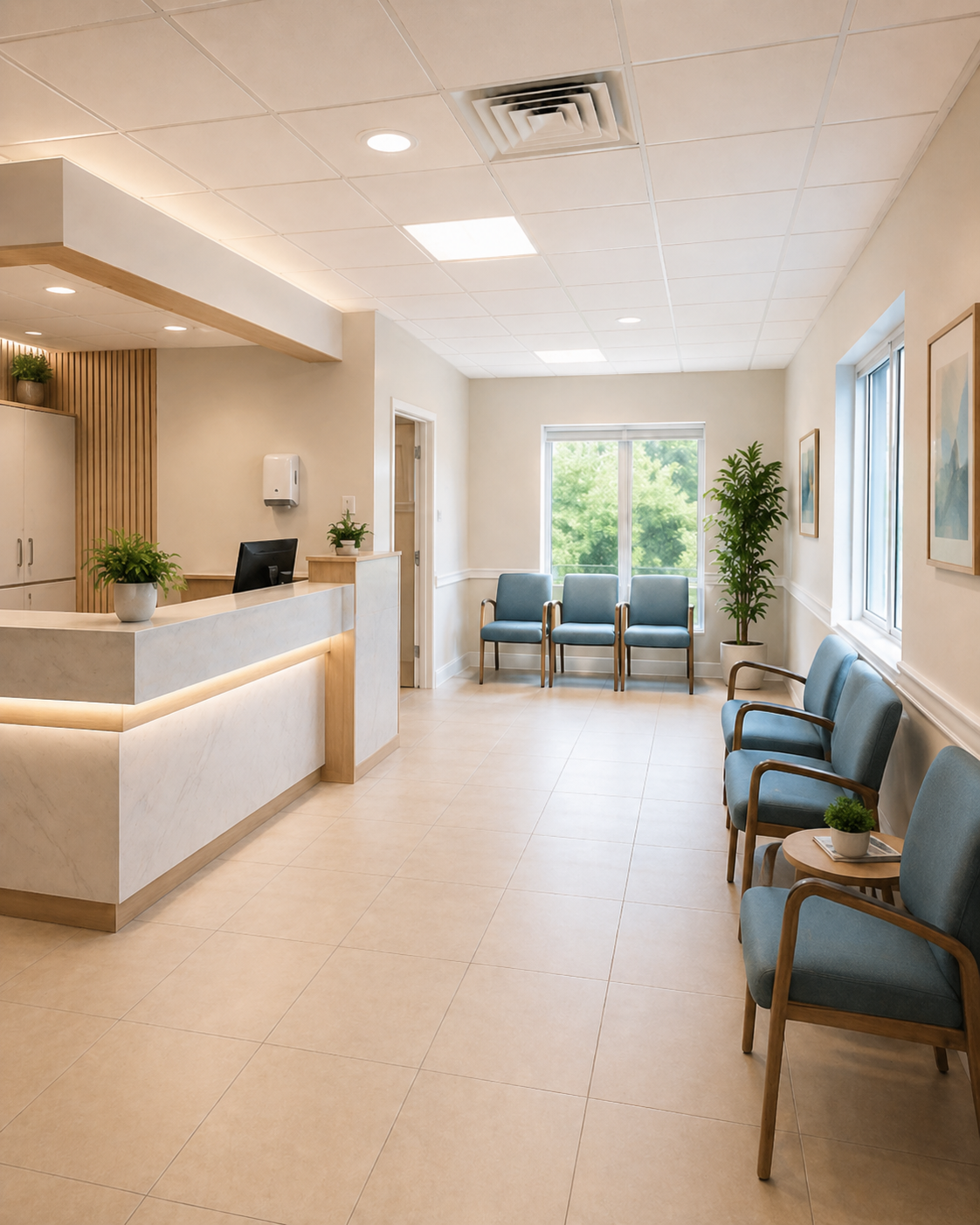 AI healthcare marketing visual